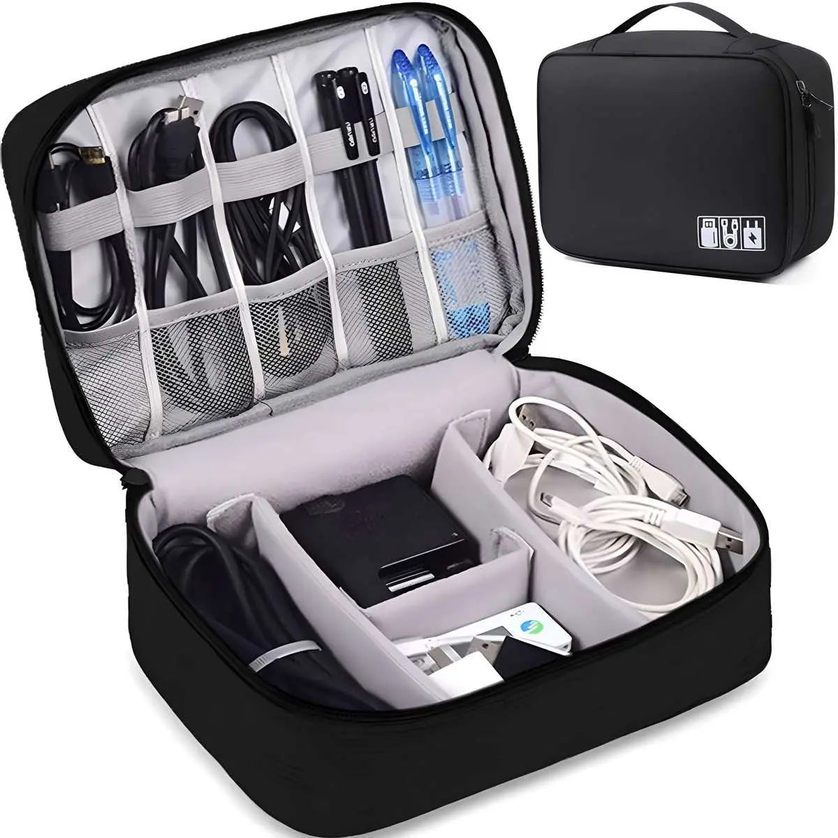 Universal Carry Travel Gadget Bag for Cables, Plug and More 5921f9-c7