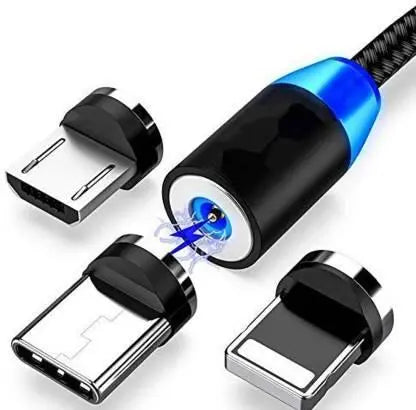 360 Degree Rotating 3 IN 1 Magnetic Data Cable 5921f9-c7