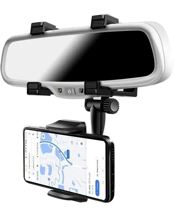 Rearview Mirror Phone Holder for Car - DECORATION HUB