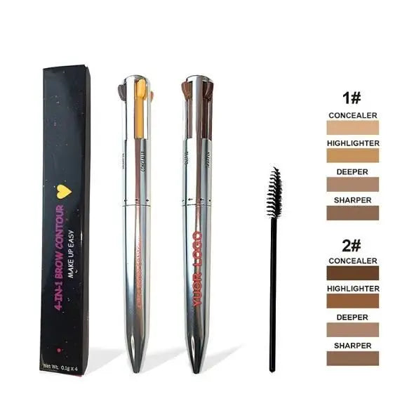 4 Colors Eyebrow Pen 4IN1 Eyebrow Pencil 5921f9-c7