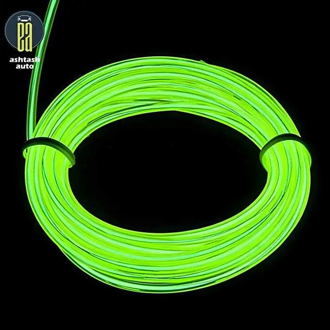 5M EL Wire Car Interior Light Neon Light, Dance Party Decor Light Neon LED Lamp Flexible EL Wire Rope Tube Waterproof LED Strip ? (Only EL Wire) - DECORATION HUB