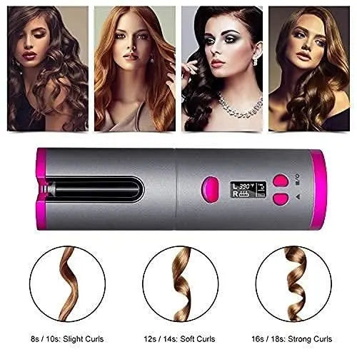 Usb Rechargeable Automatic Hair Curler USB Hair Curler 5921f9-c7