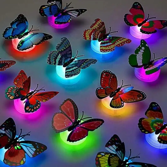 3DButterfly Led Light for Home Decoration (Pack of 3) 5921f9-c7