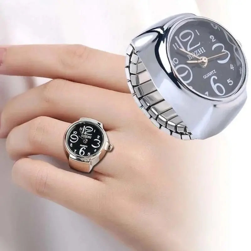 Women's Men's Ring Watch Analogue Quartz on Finger Watch Ring - DECORATION HUB